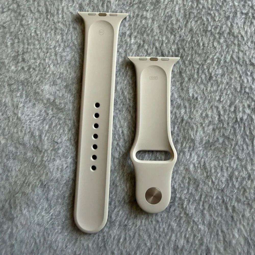 Apple Watch Sport band 45mm Starlight Size: M/L OEM Original